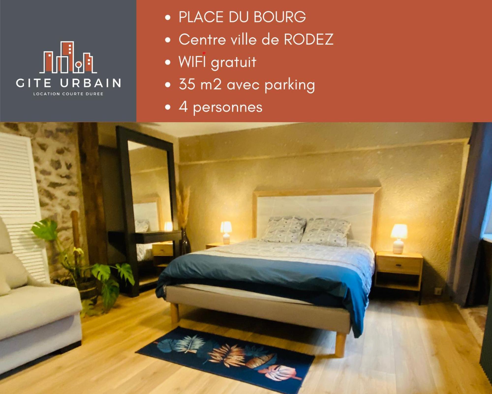 Le Place Du Bourg Appartement T2 Centre Historique Rodez Exterior foto